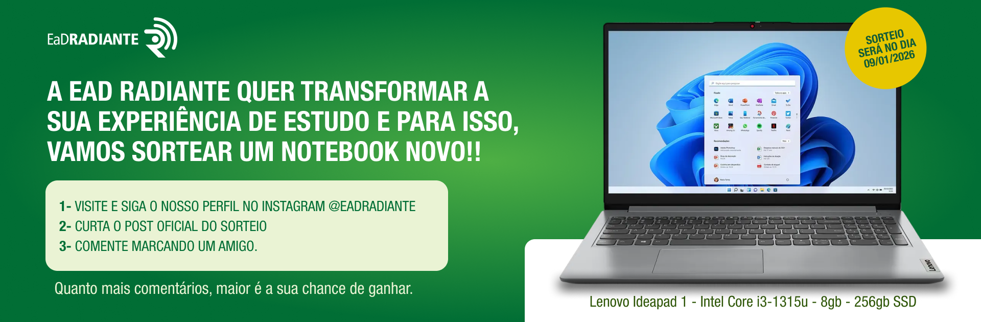 Sorteio Notebook